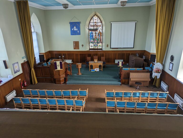 An image of the interior of Portlethen Church